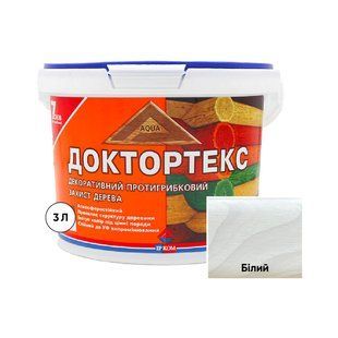 Пропитка для дерева (морилка) Ircom ДокторТекс IR-013 Белая 3 л i00400035 фото