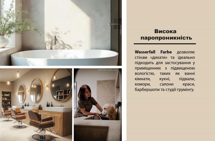 Фарба силіконова Feidal Wasserfall Farbe Безбарвна 1 л 50136012 фото