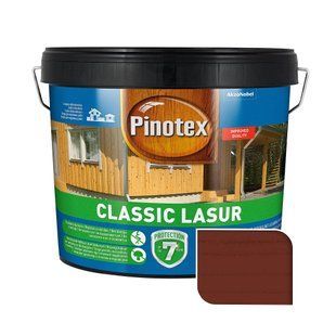 Пропитка для дерева Pinotex Classic Lasur красное дерево 10 л 5302394 фото