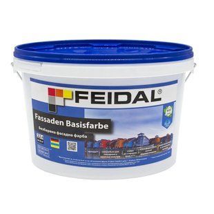 Фасадная краска Feidal Fassaden Basisfarbe Бесцветная 2,3 л 50119017 фото