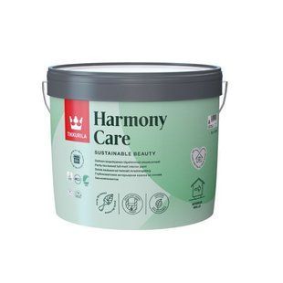 Краска интерьерная глубокоматовая Tikkurila Harmony Care База А 9 л 50132180 фото