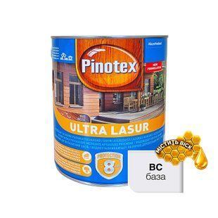 Пропитка для дерева Pinotex Ultra Lasur бесцветная BC 3 л 5308977 фото