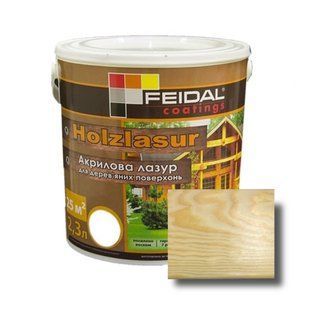 Акриловая лазурь Holzlasur Feidal бесцветная 2,3 л 50210112 фото