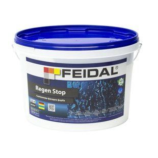Фасадная силиконовая краска Feidal Regen Stop 2,5 л 50118512 фото