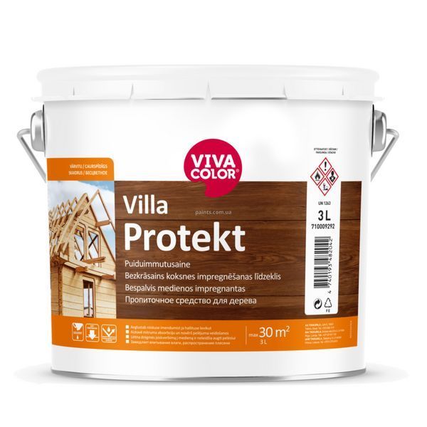 Пропитка для дерева Villa Protekt 3 л 50211095 фото