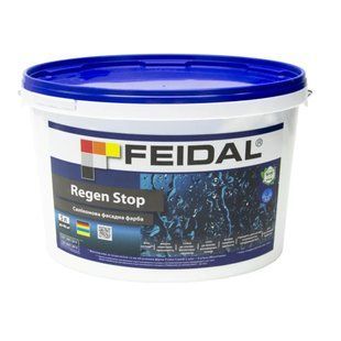 Фасадная силиконовая краска Feidal Regen Stop 5 л 50118513 фото