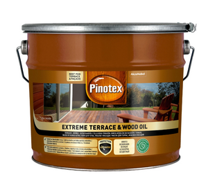 Олія для обробки дерева Pinotex Extreme Terrace & Wood Oil безбарвна BC 9.3 л 5927019 фото