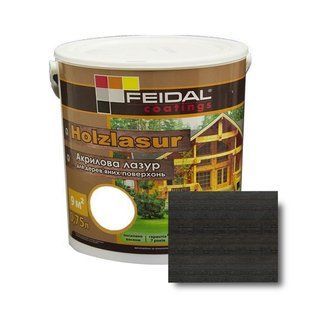 Акриловая лазурь Holzlasur Feidal венге 0,75 л 50210103 фото
