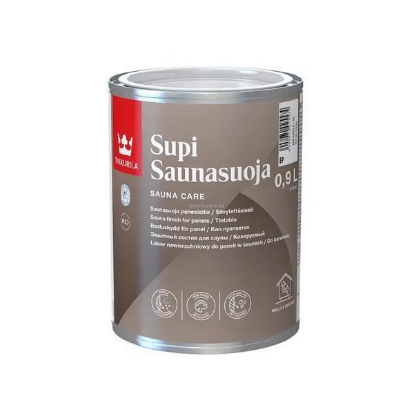 Защитное средство Tikkurila Supi Saunasuoja 0,9 л 86864040110 фото Защитное средство Tikkurila Supi Saunasuoja 0,9 л 86864040110 фото