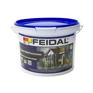 Структурна фасадна фарба Feidal Fassad Relief economic 2,5 л 50118279 фото