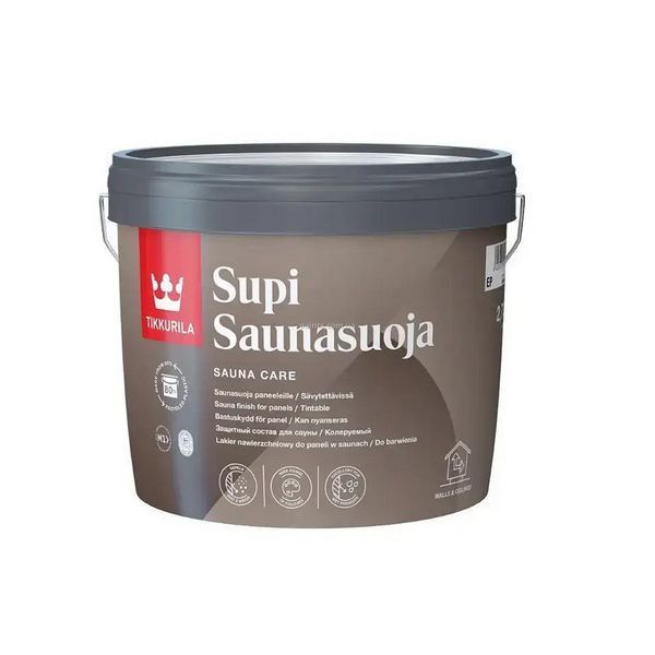 Защитное средство Tikkurila Supi Saunasuoja 2,7 л 86864040130 фото Защитное средство Tikkurila Supi Saunasuoja 2,7 л 86864040130 фото