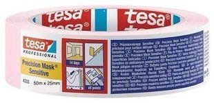 Малярная лента для чувствительных поверхностей Tesa Precision Mask Sensitive 50м х 25мм 04333-00024-01 фото