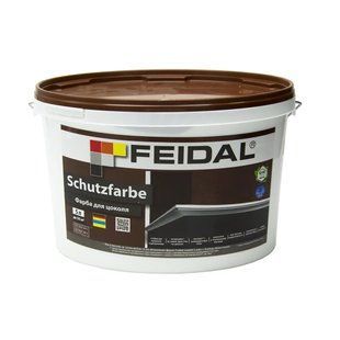 Краска для цоколя Feidal Schutzfarbe Бесцветная 5 л 50129041 фото