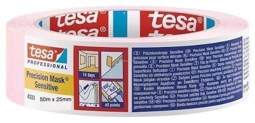 Малярная лента для чувствительных поверхностей Tesa Precision Mask Sensitive 50м х 25мм 04333-00024-01 фото Малярная лента для чувствительных поверхностей Tesa Precision Mask Sensitive 50м х 25мм 04333-00024-01 фото