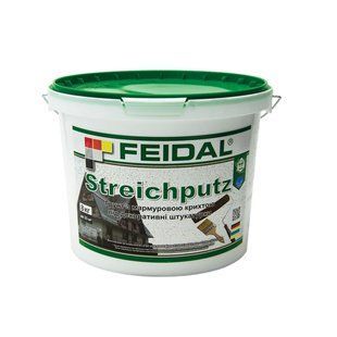 Грунт з мармуровою крихтою під декоративні штукатурки Streichputz Feidal 8 кг 50306165 фото