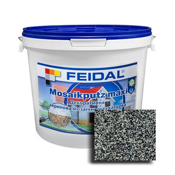 Декоративная акриловая мозаичная штукатурка Feidal Mosaikputz maxi C38 7 кг 50128608 фото
