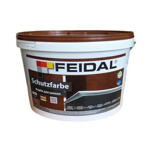 Краска для цоколя Feidal Schutzfarbe Бесцветная 10 л 50129042 фото