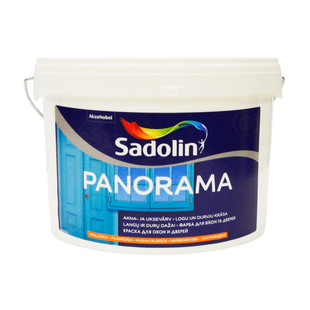 Краска Sadolin Panorama на водной основе для окон и дверей Белая BW 2,5 л 5249312 фото