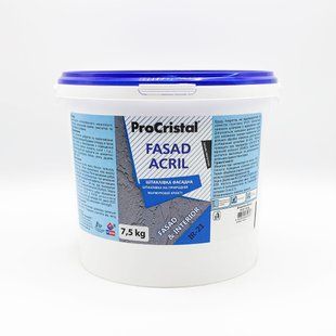 Шпаклевка фасадная ProCristal Fasad Acryl IR-21 7,5 кг i00200313 фото