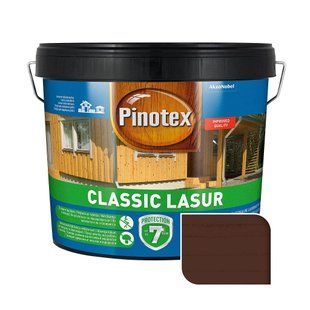 Пропитка для дерева Pinotex Classic Lasur орех 10 л 5302398 фото