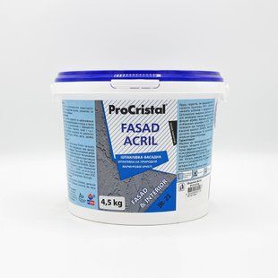 Шпаклевка фасадная ProCristal Fasad Acryl IR-21 4,5 кг i00200312 фото
