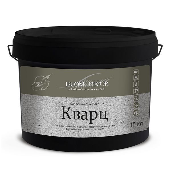 Кварцевая грунтовка Ircom Decor Кварц IR-05 Белая 15 кг i00400033 фото Кварцевая грунтовка Ircom Decor Кварц IR-05 Белая 15 кг i00400033 фото