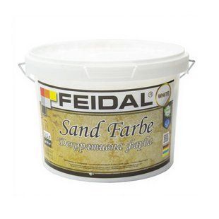 Краска декоративная Feidal Sand Farbe 2,5 кг 50116566 фото