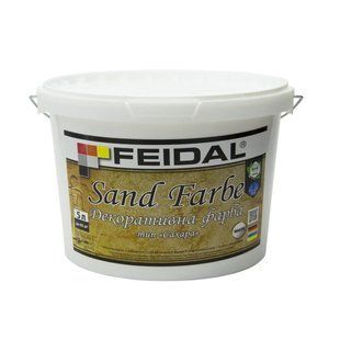 Краска декоративная Feidal Sand Farbe 5 кг 50116567 фото