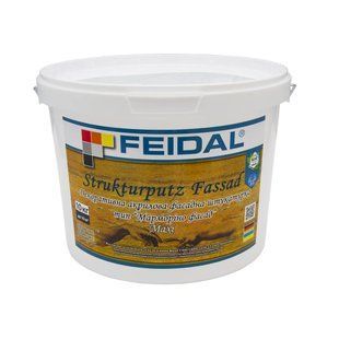 Декоративная фасадная штукатурка Strukturputz Fassad maxi Feidal 10 кг 50116498 фото