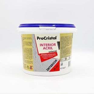 Шпаклевка интерьерная ProCristal Interior Acryl IR-22 4,5 кг i00200305 фото