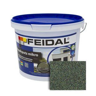 Декоративная акриловая мозаичная штукатурка Feidal Mosaikputz mikro M12 7 кг 50128131 фото