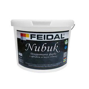 Краска декоративная Feidal Nubuk с эффектом мягкого прикосновения 10 л 50124871 фото