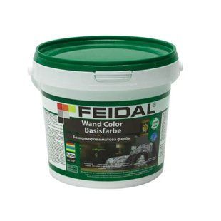 Латексная бесцветная краска Feidal Wand Color Basisfarbe 0,75 л 50101940 фото