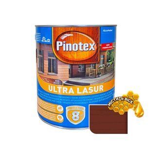 Пропитка для дерева Pinotex Ultra Lasur красное дерево 3 л 5308982 фото