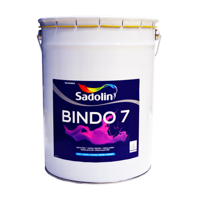 Латексна фарба Sadolin Bindo 7 для стін та стелі Біла BW 20 л 5072661 фото