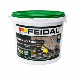 Декоративная силиконовая штукатурка &laquo;Короед&raquo; Silikonharz Reibeputz 2 мм 25 кг 50116969 фото