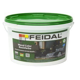Латексная бесцветная краска Feidal Wand Color Basisfarbe 2,3 л 50101941 фото
