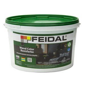 Латексная бесцветная краска Feidal Wand Color Basisfarbe 4,5 л 50101942 фото