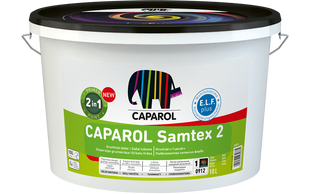 Фарба латексна Caparol Samtex 2 E.L.F. глибокоматова Біла 2.5 л 2020913 фото