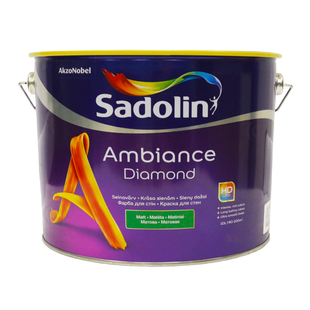 Акриловая краска Sadolin Ambiance Diamond для стен и потолка Бесцветная BC 9,3 л 5329437 фото