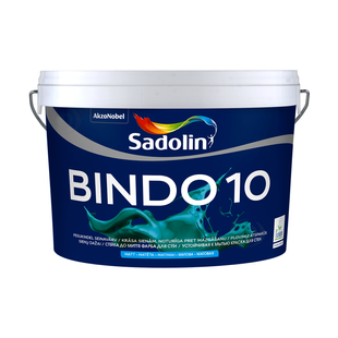 Латексная краска Sadolin Bindo 10 для стен и потолка Бесцветная BC 2,33 л 5251556 фото