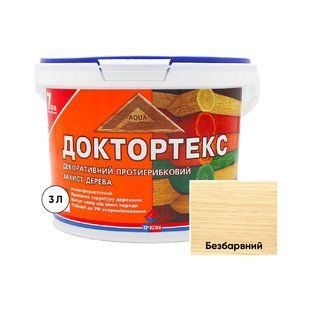 Пропитка для дерева (морилка) Ircom ДокторТекс IR-013 Бесцветная 3 л i00400038 фото