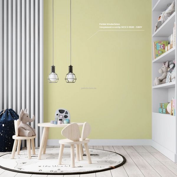 Краска для детской комнаты Feidal Kinderlatex 5 л 50101170 фото