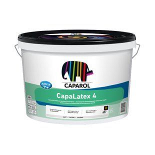 Краска интерьерная Caparol CapaLatex 4 Матовая Белая B1 2,5 л 986072 фото