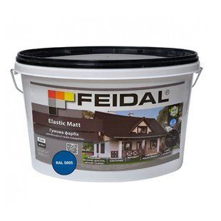 Гумова фарба Feidal Elastic Matt Матовий RAL 5005 Синій 6 кг 50132326 фото