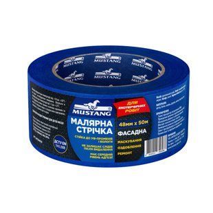 Малярная лента ФАСАДНАЯ MUSTANG Синяя 50м х 48мм MTB4850 фото
