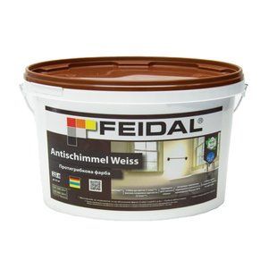 Противогрибковая краска Feidal Antischimmel Weiss 2,5 л 50122033 фото